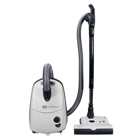 SEBO AIRBELT E3 Premium Canister Vacuum with Dual-Control Handle and Commercial-Quality ET-1 Electric Powerhead - White