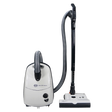 SEBO AIRBELT E3 Premium Canister Vacuum with Dual-Control Handle and Commercial-Quality ET-1 Electric Powerhead - White