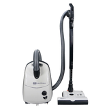 SEBO AIRBELT E3 Premium Canister Vacuum with Dual-Control Handle and Commercial-Quality ET-1 Electric Powerhead - White
