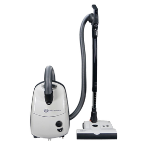 SEBO AIRBELT E3 Premium Canister Vacuum with Dual-Control Handle and Commercial-Quality ET-1 Electric Powerhead - White