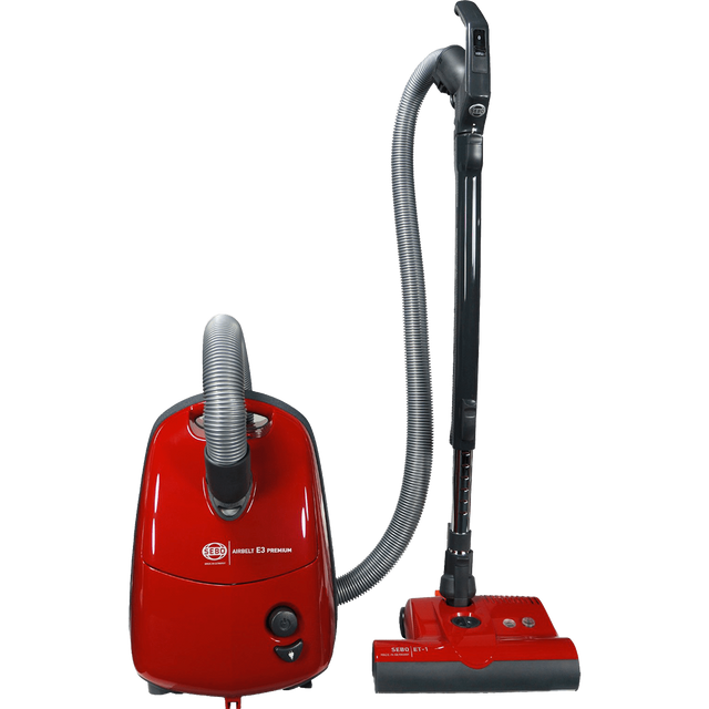 Sebo Airbelt E3 Premium Canister Vacuum - Red