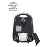 SEBO AIRBELT E3 Premium Canister Vacuum with Dual-Control Handle and Commercial-Quality ET-1 Electric Powerhead - Wheels