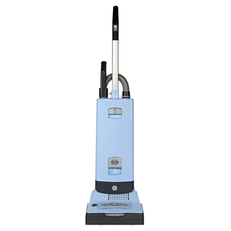 SEBO Automatic X7 Premium Upright Vacuum Cleaner with Two Brush Roller Modes and Oversized Filter Bag Pastel Blue - Main