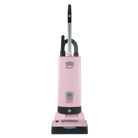 SEBO Automatic X7 Premium Upright Vacuum Cleaner with Two Brush Roller Modes and Oversized Filter Bag Pastel Pink - Main