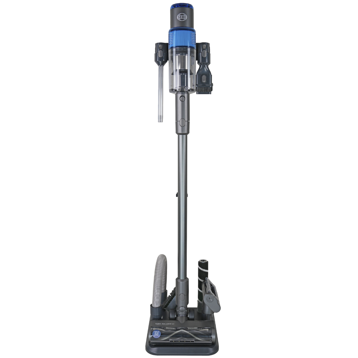 SEBO Balance A1 Cordless Stick Vacuum - Stand & Tools