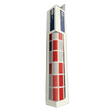 SEBO Exhaust Microfilter for Felix Upright Vacuum - Red/Gray Rectangles