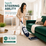 Superb steering promotional image of SEBO Felix Upright Vacuum