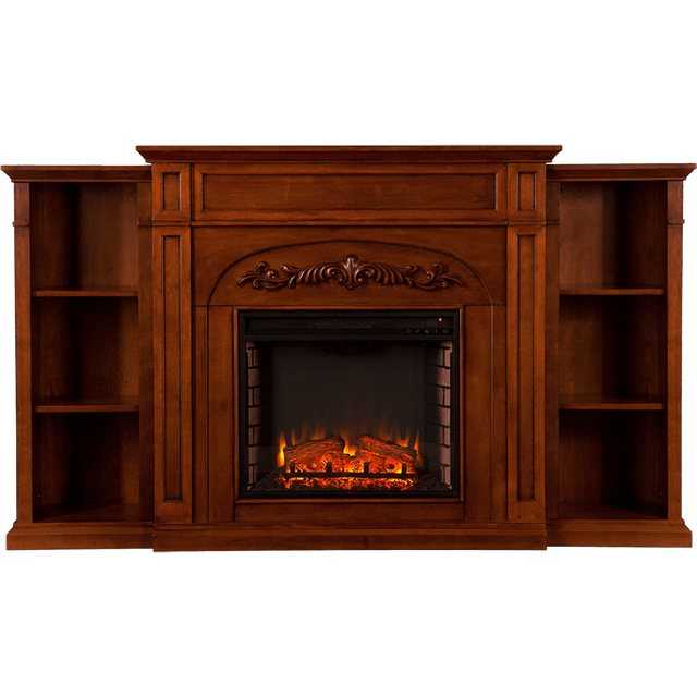 Southern Enterprises (SEI) Chantilly Fireplace with Bookcases