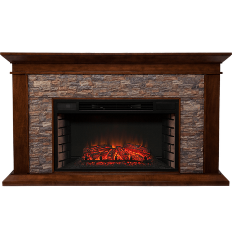 Southern Enterprises (SEI) Canyon Heights Simulated Stone Fireplace