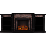 Southern Enterprises Gallatin Faux Stone Fireplace - Front