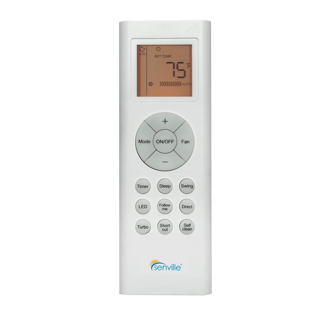 Senville 18,000 BTU Floor Mounted Mini Split Heat Pump - Remote Control