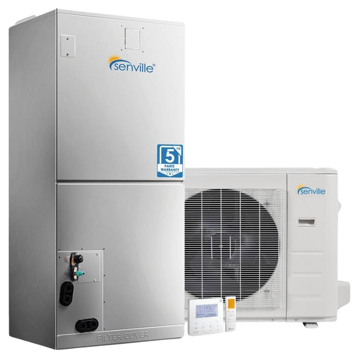 Senville 24K - 36K BTU Central Split Ducted System w/ Inverter & Heat Pump - Main