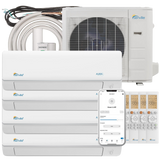 Senville 36,000 BTU Quad Zone Mini Split Heat Pump and Wi-Fi 9k+9k+9k+9k - Main