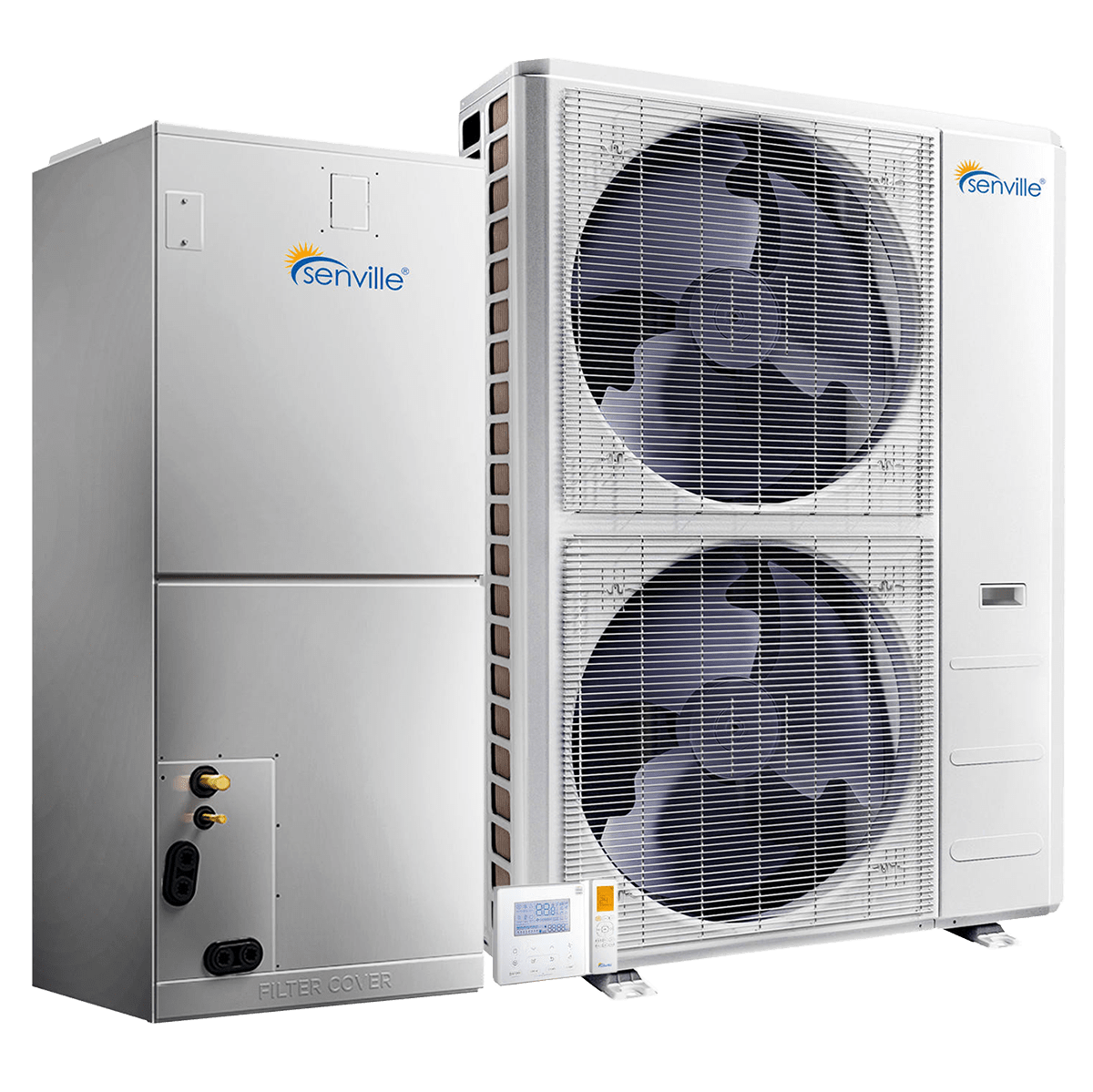 Senville 60,000 BTU 5 Ton Central Split Ducted System w/ Inverter & Heat Pump - Main