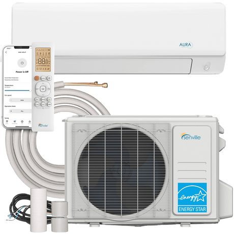 Senville Aura 33,000 BTU Mini Split Arctic Heat Pump w/ Wi-Fi