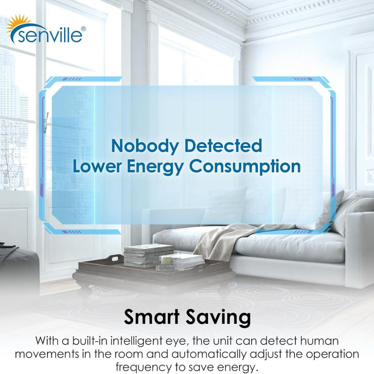 Senville Aura 48,000 BTU Dual Zone Mini Split Heat Pump - Infographic 4