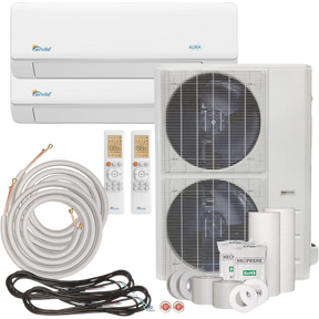 Senville Aura 48,000 BTU Dual Zone Mini Split Heat Pump - Main