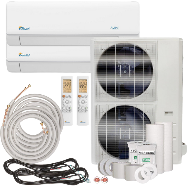 Senville Aura 48,000 BTU Dual Zone Mini Split Heat Pump - Main