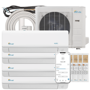 Senville 48,000 BTU Quad Zone Mini Split Heat Pump
