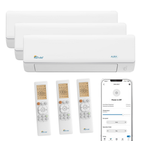 Senville 36,000 BTU Tri-Zone Mini Split Heat Pump