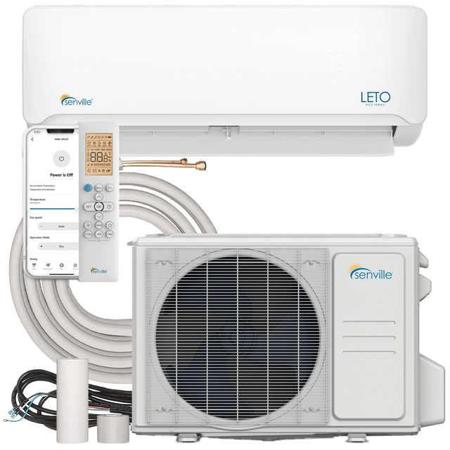 Senville Leto 36,000 BTU Mini Split Heat Pump w/ Wi-Fi