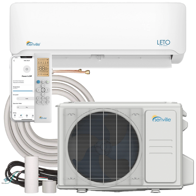 Senville Leto 24,000 BTU Mini Split Heat Pump w/ Wi-Fi