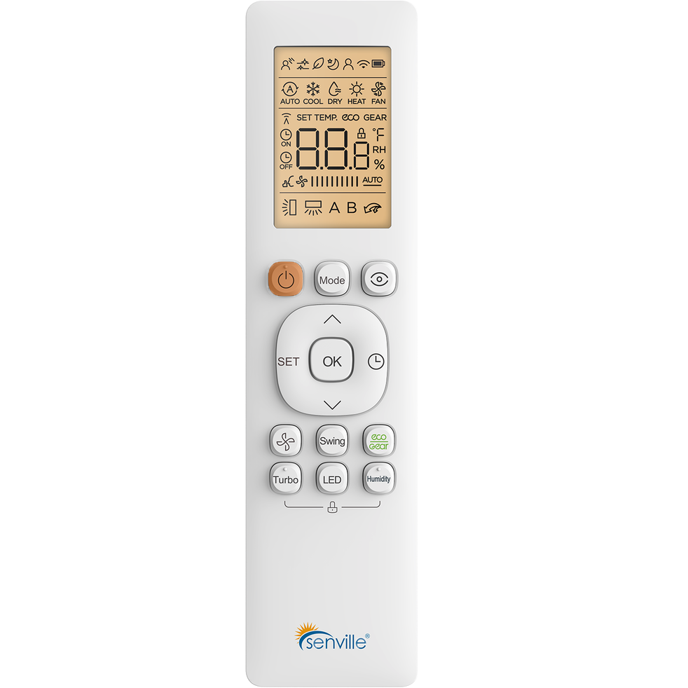 Senville Leto 24,000 BTU Mini Split Heat Pump w/ Wi-Fi - Remote Control