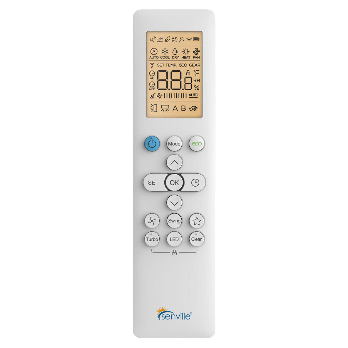 Senville Replacement Remote Control for Leto AR2022-IRY
