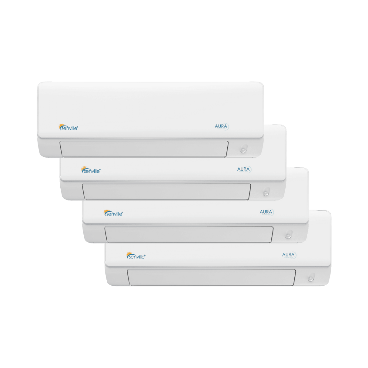 Senville Aura Quad Zone Mini Split Heat Pump 12k+12k+12k+12k