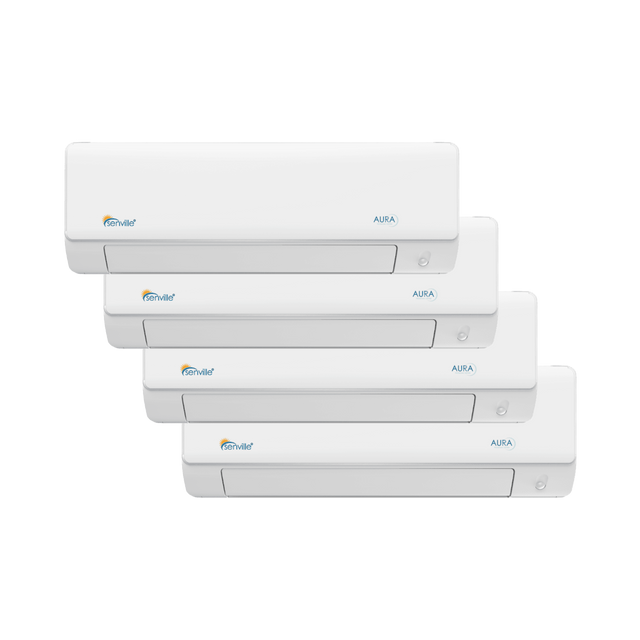Senville Aura Quad Zone Mini Split Heat Pump 12k+12k+12k+12k