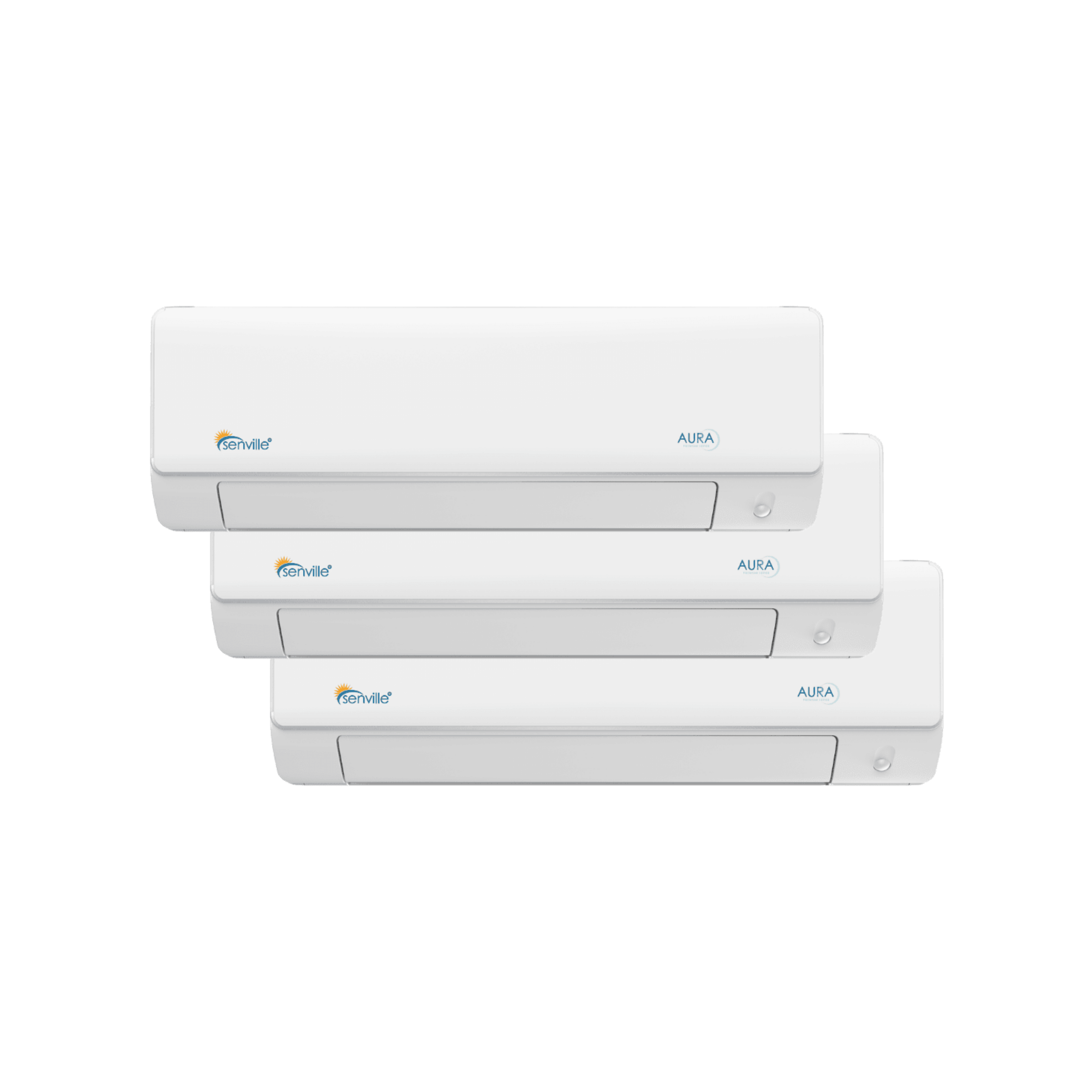 Cooper&Hunter 28,000 BTU 3-Zone Mini Split Heat Pump – 9k, 9k & 12k Cassette Heads, Wi-Fi, 22 SEER