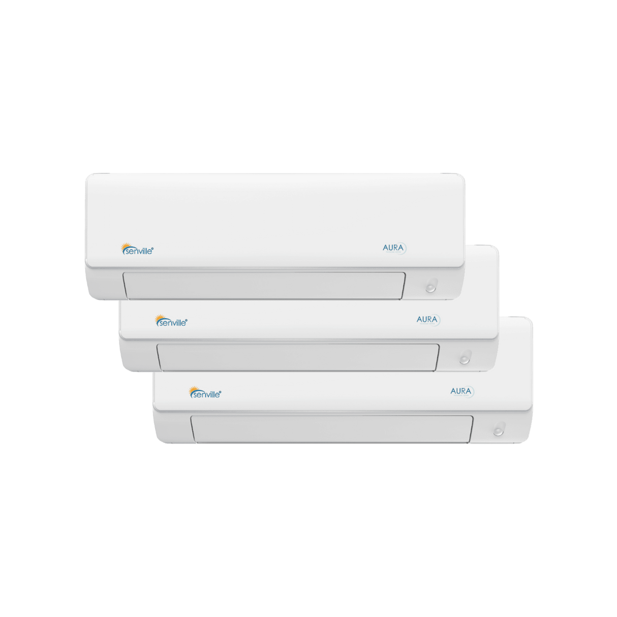 Senville Aura Tri Zone Mini Split Heat Pump