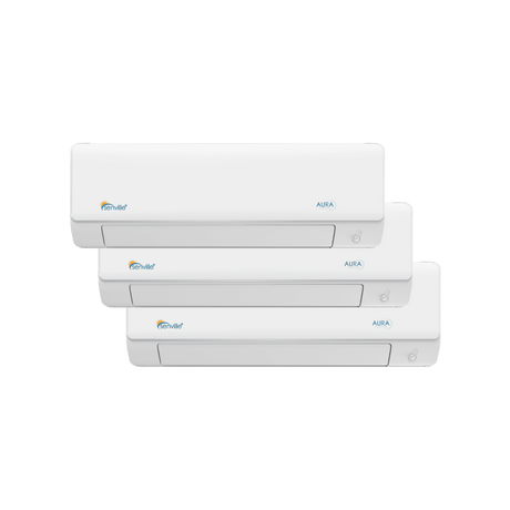 Senville Aura Tri Zone Mini Split Heat Pump