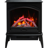 Sierra Flame 50-inch Freestanding Electric Stove with Birch Log Set