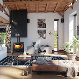 Sierra Flame Lynwood Cast Iron Wood Burning Stove
