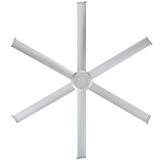 Silver Universal Mount Ceiling Fan - MM1-84SS-01 - Front