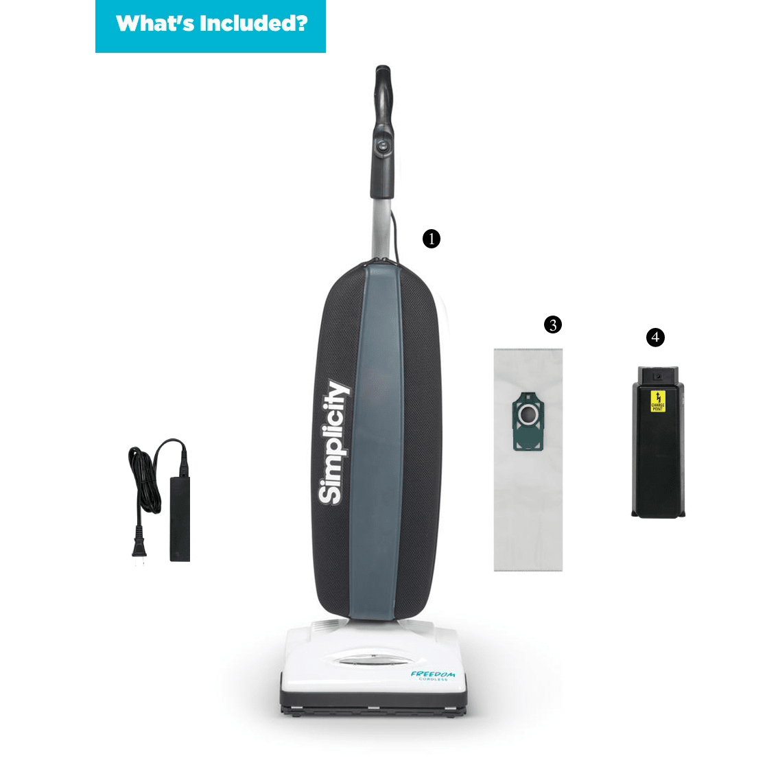 Simplicity Freedom Cordless Upright Vacuum - Infographic 6