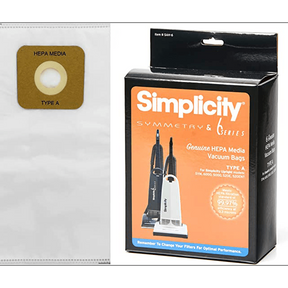 Simplicity HEPA Media Bags for Simplicity Allergy Bagged Upright Vacuum