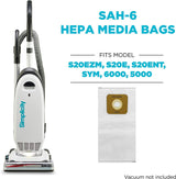 Simplicity HEPA Media Bags for Simplicity Allergy Bagged Upright -models