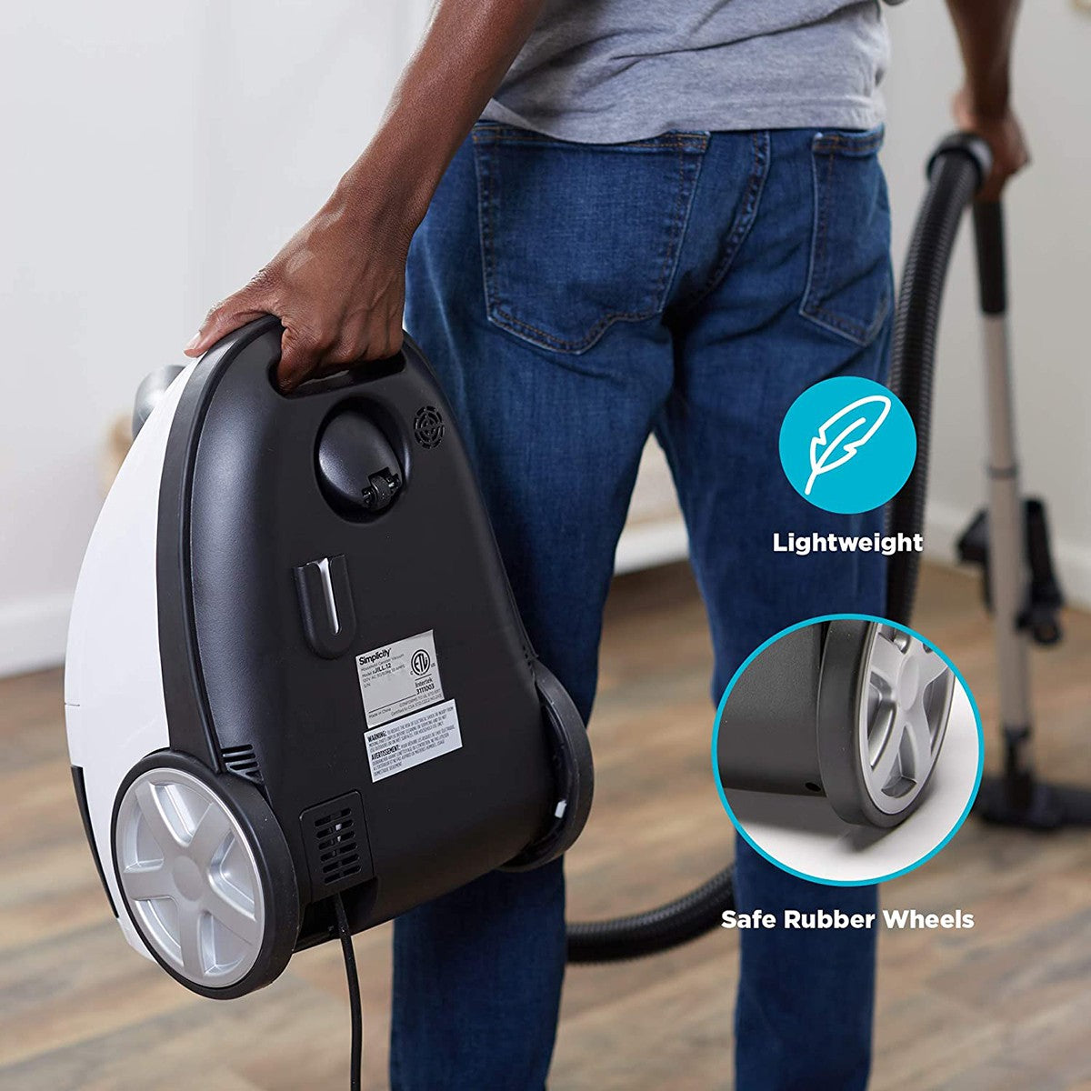 Simplicity Jill Compact Canister Vacuum - Lightweight