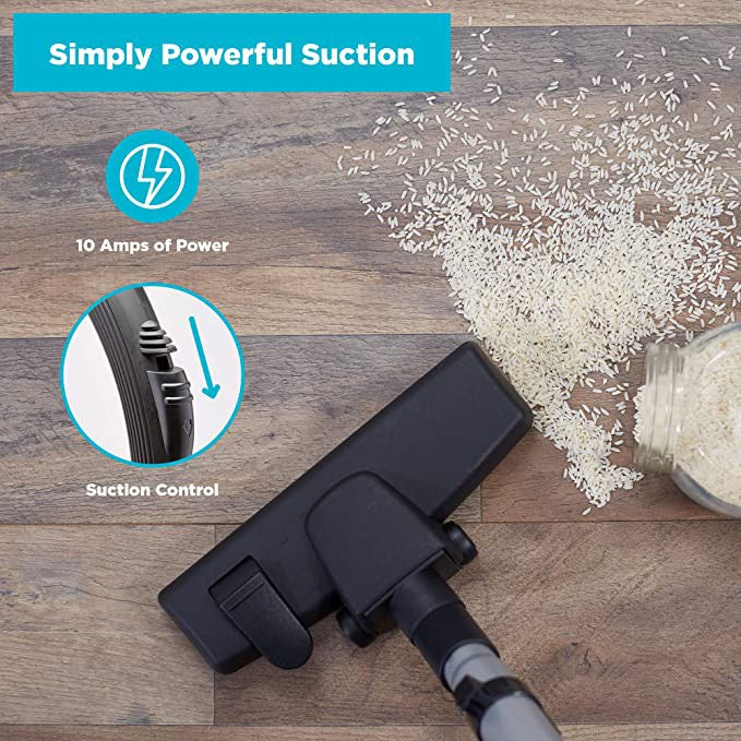 Simplicity Jill Compact Canister Vacuum - Suction Control