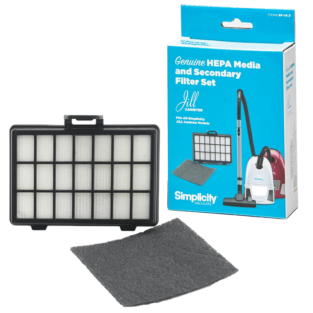 Simplicity Jill HEPA Media and Secondary Filter Set - Main