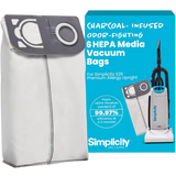 Simplicity Premium Allergy Upright Vacuum HEPA Media Bags 6 Pk - Angle