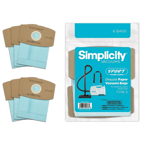 Simplicity S100 Sport Paper Bags 6-Pack - Main