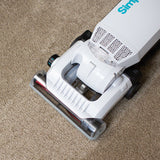 Simplicity Allergy Upright Vacuum - in use