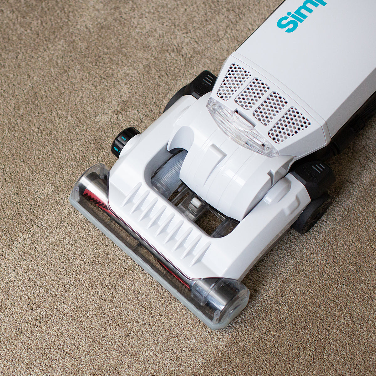 Simplicity Allergy Upright Vacuum - in use
