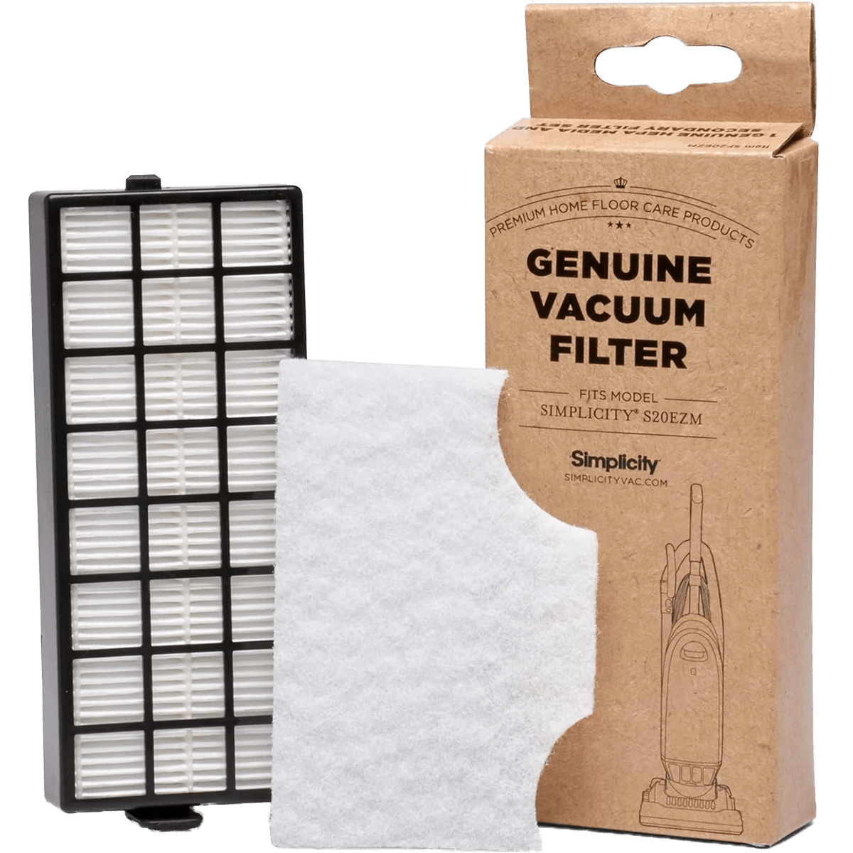 Simplicity S20EZM HEPA Media Filter Set - Main