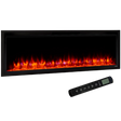 Simplifire Allusion Platinum Recessed Linear Electric Fireplace - 50 Inch Main