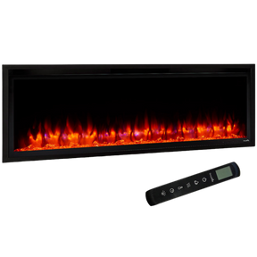Simplifire Allusion Platinum Recessed Linear Electric Fireplace - 50 Inch Main