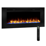 SimpliFire Allusion Linear Electric Wall Mounted Fireplace - 40 Inch Main